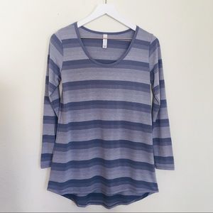 LuLaRoe Gray Ombré Long sleeve shirt
